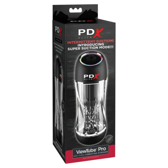 Pipedream - PDX Elite - ViewTube Pro - Clear/Black Pipedream - PDX Elite - ViewTube Pro - Clear/Black