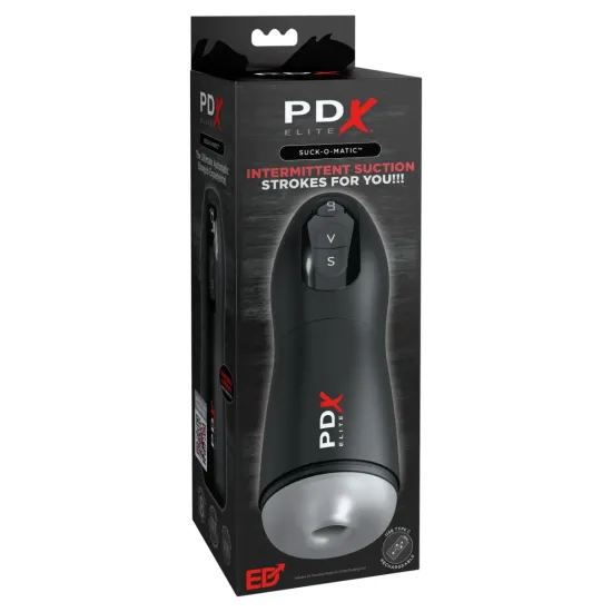 Pipedream - PDX Elite - Suck-O-Matic - Frosted/Black Pipedream - PDX Elite - Suck-O-Matic - Frosted/Black