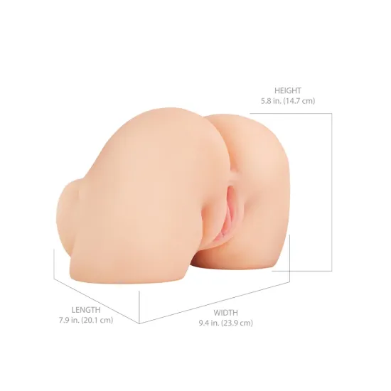 Pipedream - PDX Elite - Shake That Ass Vibrating Mega Masturbator - Light Pipedream - PDX Elite - Shake That Ass Vibrating Mega Masturbator - Light