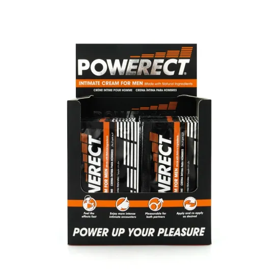 Powerect Cream POS - 54 x 5ml Sachets with POS Powerect Cream POS - 54 x 5ml Sachets with POS