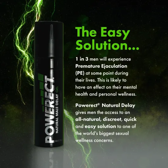 Powerect Natural Delay Gel / Serum 30ml (fragrance free) Powerect Natural Delay Gel / Serum 30ml (fragrance free)
