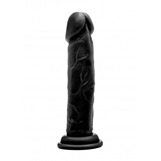 Real Rock - Realistic Dildo 8 inches - Black Real Rock - Realistic Dildo 8 inches - Black