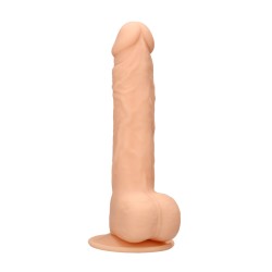 Real Rock Silicone Dildo With Balls 9.5