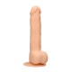 Real Rock Silicone Dildo With Balls 9.5 Real Rock Silicone Dildo With Balls 9.5