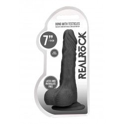 Real Rock - Dong W Testicles 7 inches - Black