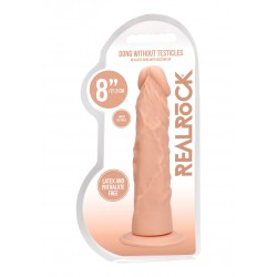 Real Rock - Dong Without Testicles 8 inches - Flesh