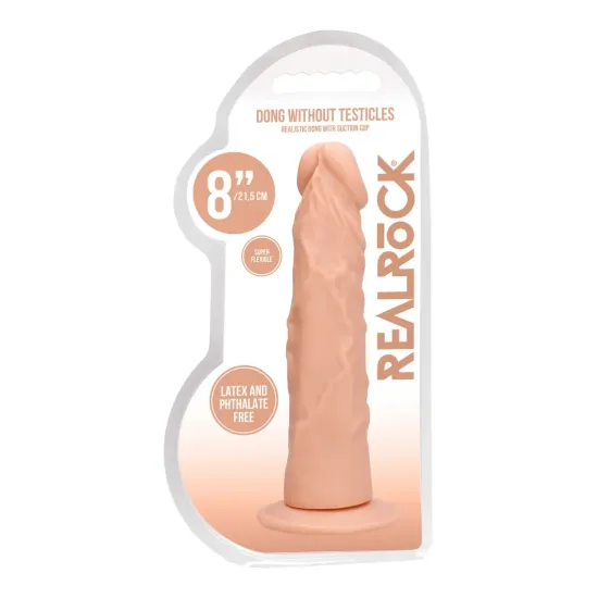 Real Rock - Dong Without Testicles 8 inches - Flesh Real Rock - Dong Without Testicles 8 inches - Flesh