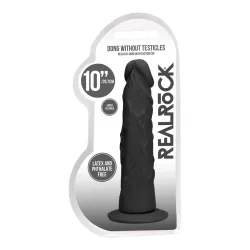 Real Rock - Dong Without Testicles 10 inches - Black Real Rock - Dong Without Testicles 10 inches - Black