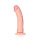 Real Rock - Curved Realistic Dildo with Suction Cup 6 inches - Skin Real Rock - Curved Realistic Dildo with Suction Cup 6 inches - Skin