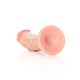 Real Rock - Curved Realistic Dildo with Suction Cup 6 inches - Skin Real Rock - Curved Realistic Dildo with Suction Cup 6 inches - Skin