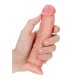 Real Rock - Curved Realistic Dildo with Suction Cup 6 inches - Skin Real Rock - Curved Realistic Dildo with Suction Cup 6 inches - Skin