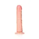 Real Rock - Curved Realistic Dildo with Suction Cup 8 inches - Skin Real Rock - Curved Realistic Dildo with Suction Cup 8 inches - Skin
