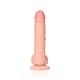 Real Rock - Curved Realistic Dildo & Balls with Suction Cup 8 inches - Skin Real Rock - Curved Realistic Dildo & Balls with Suction Cup 8 inches - Skin