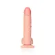 Real Rock - Curved Realistic Dildo & Balls with Suction Cup 8 inches - Skin Real Rock - Curved Realistic Dildo & Balls with Suction Cup 8 inches - Skin