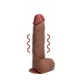 Real Rock - Vibrating Regular Straight Cock with Balls - 7 / 18 cm - Tan Real Rock - Vibrating Regular Straight Cock with Balls - 7 / 18 cm - Tan