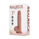 Real Rock - Vibrating Regular Straight Cock with Balls - 7 / 18 cm - Tan Real Rock - Vibrating Regular Straight Cock with Balls - 7 / 18 cm - Tan