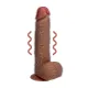 Real Rock - Vibrating Regular Straight Cock with Balls - 9 / 23 cm - Tan Real Rock - Vibrating Regular Straight Cock with Balls - 9 / 23 cm - Tan