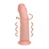 Real Rock - Vibrating and Rotating Regular Curved Cock - 8 / 20 5 cm - Flesh