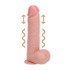 Real Rock - Vibrating and Thrusting Straight Cock with Balls - 8 / 20 5 cm - Flesh