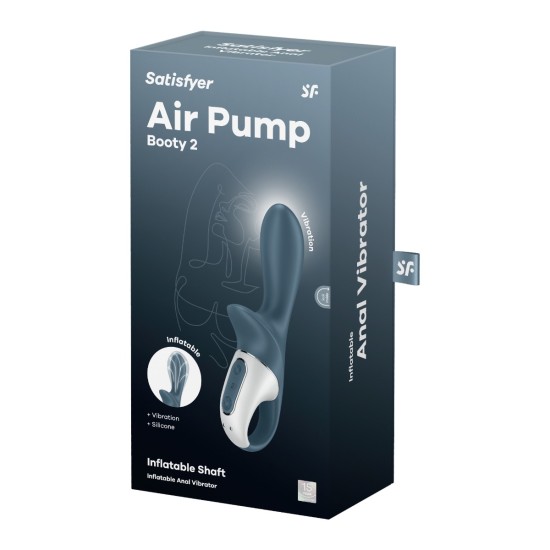 Satisfyer Air Pump Booty 2 - Dark Grey