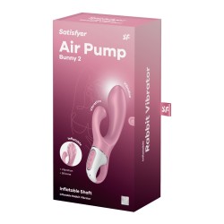Satisfyer Air Pump Bunny 2 - Light Red