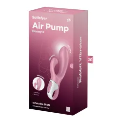 Satisfyer Air Pump Bunny 2 - Light Red