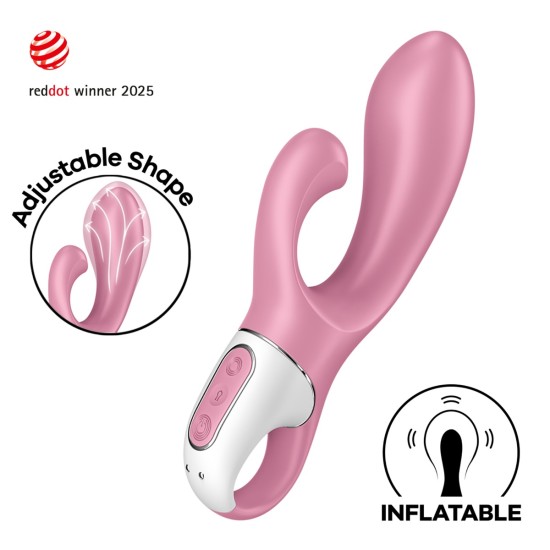 Satisfyer Air Pump Bunny 2 - Light Red