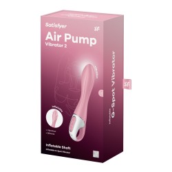 Satisfyer Air Pump Vibrator 2 - Light Red