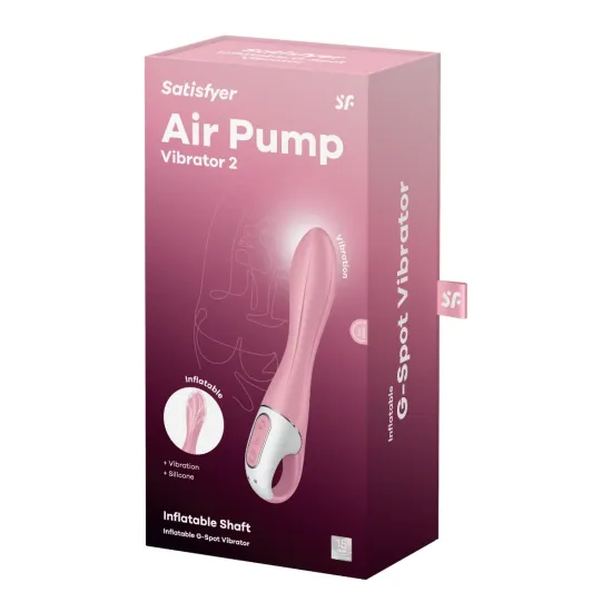 Satisfyer Air Pump Vibrator 2 - Light Red Satisfyer Air Pump Vibrator 2 - Light Red
