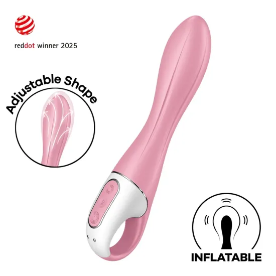 Satisfyer Air Pump Vibrator 2 - Light Red Satisfyer Air Pump Vibrator 2 - Light Red