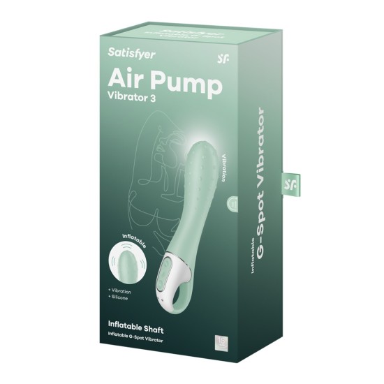 Satisfyer Air Pump Vibrator 3 - Mint Satisfyer Air Pump Vibrator 3 - Mint