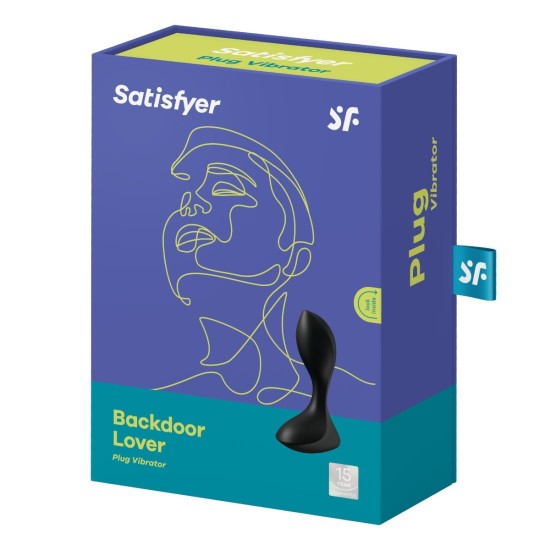 Satisfyer Backdoor Lover - Plug Vibrator - Black Satisfyer Backdoor Lover - Plug Vibrator - Black