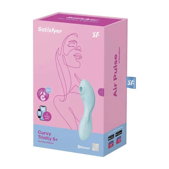 Satisfyer Curvy Trinity 5+ - Blue Satisfyer Curvy Trinity 5+ - Blue