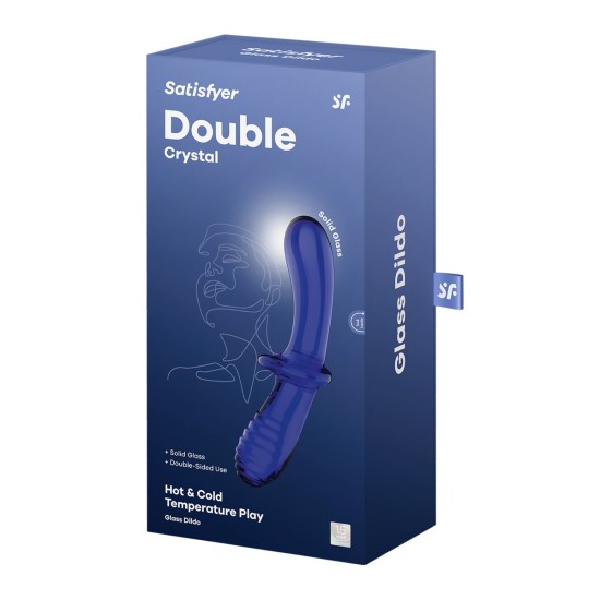 Satisfyer Double Crystal - Light Blue Satisfyer Double Crystal - Light Blue