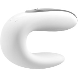 Satisfyer App Enabled Double Fun - White