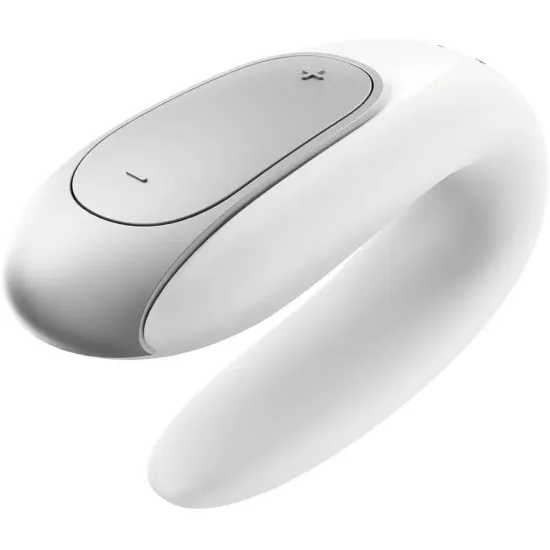 Satisfyer App Enabled Double Fun - White