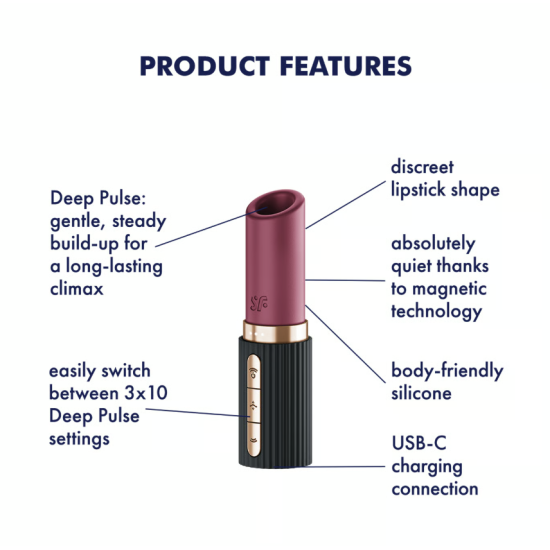 Satisfyer Deep Kiss – Deep Pulse Vibrator Satisfyer Deep Kiss – Deep Pulse Vibrator