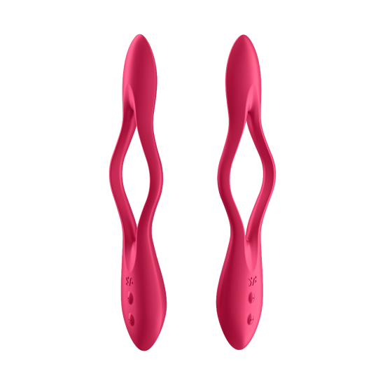 Satisfyer Elastic Joy Red Bendable Multi Vibrator Satisfyer Elastic Joy Red Bendable Multi Vibrator