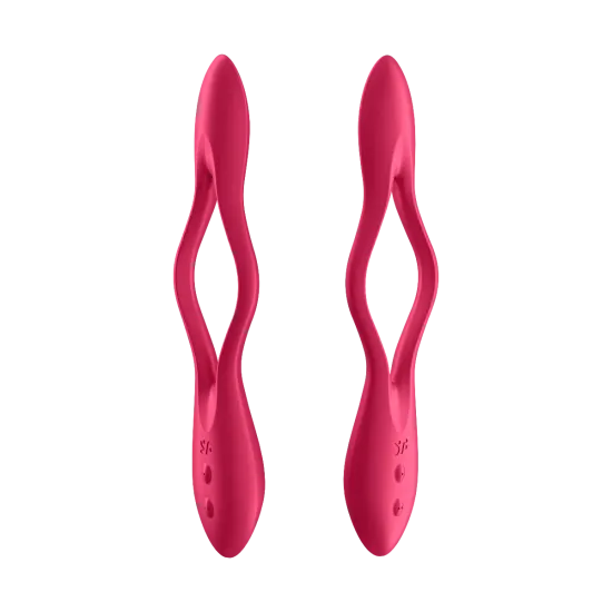 Satisfyer Elastic Joy Red Bendable Multi Vibrator Satisfyer Elastic Joy Red Bendable Multi Vibrator