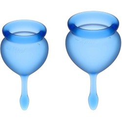 Satisfyer Feel Good Menstrual Cup - Dark Blue Satisfyer Feel Good Menstrual Cup - Dark Blue