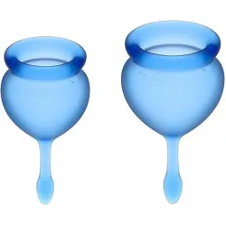Satisfyer Feel Good Menstrual Cup - Dark Blue Satisfyer Feel Good Menstrual Cup - Dark Blue