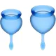 Satisfyer Feel Good Menstrual Cup - Dark Blue