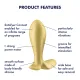 Satisfyer Intensity Plug - Gold Satisfyer Intensity Plug - Gold