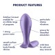 Satisfyer Intensity Plug - Purple Satisfyer Intensity Plug - Purple