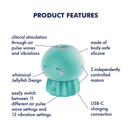 Satisfyer Jelly-cious - Double Air Pulse Vibrator Satisfyer Jelly-cious - Double Air Pulse Vibrator