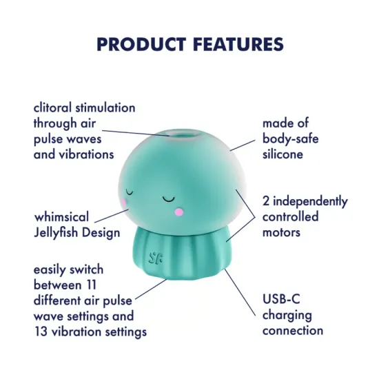 Satisfyer Jelly-cious - Double Air Pulse Vibrator Satisfyer Jelly-cious - Double Air Pulse Vibrator