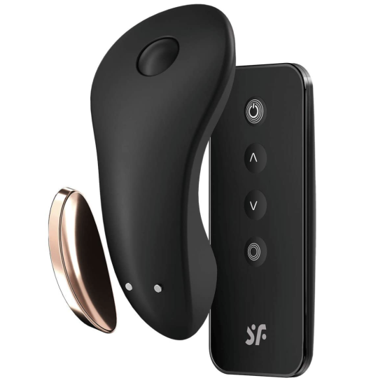 Satisfyer Little Secret Panty Vibrator - Black Satisfyer Little Secret Panty Vibrator - Black