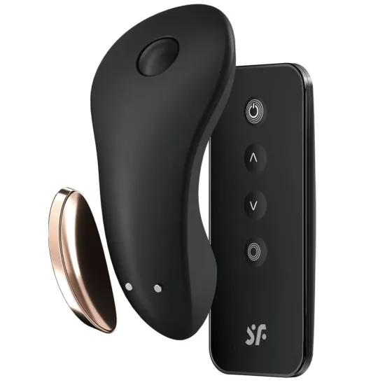 Satisfyer Little Secret Panty Vibrator - Black Satisfyer Little Secret Panty Vibrator - Black