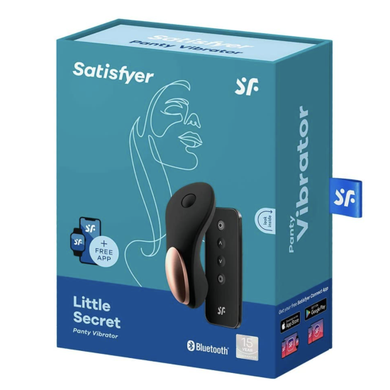 Satisfyer Little Secret Panty Vibrator - Black Satisfyer Little Secret Panty Vibrator - Black