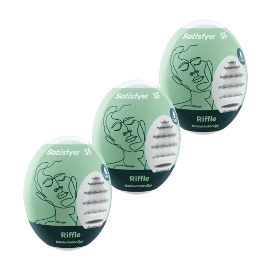 Satisfyer 3er Set Riffle - Light Green Satisfyer 3er Set Riffle - Light Green